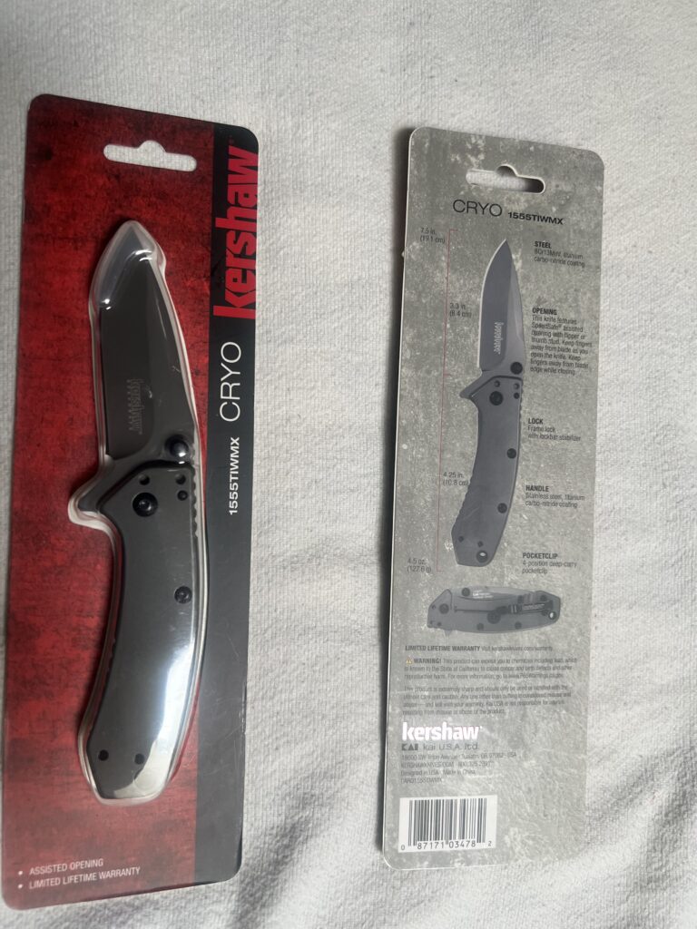 KERSHAW COLLECTION FOR SALE. BLUR $60, CRYO $33, OBLIVION $39, $HUSKER $20