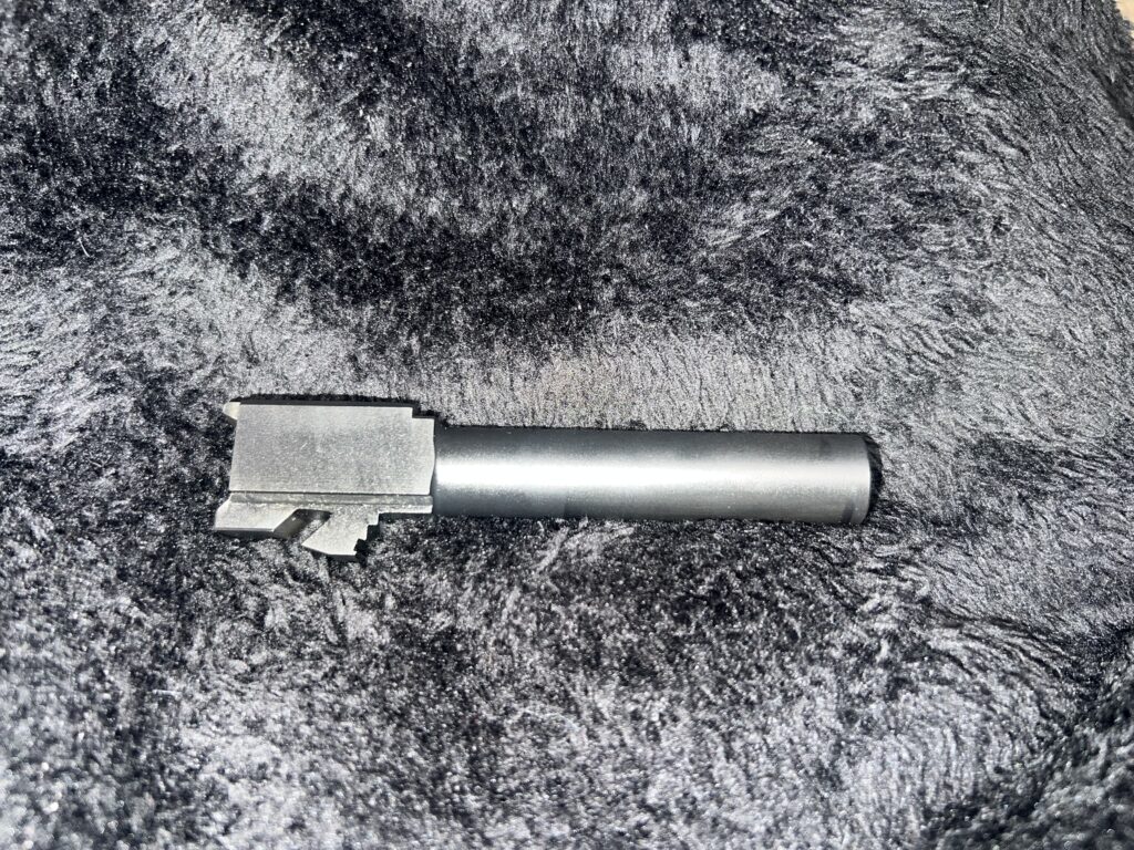 Glock 19 barrel, only 3 rounds thru it
