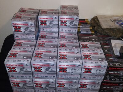 For sale, 85 boxes of 3.5" steel shot almost half price