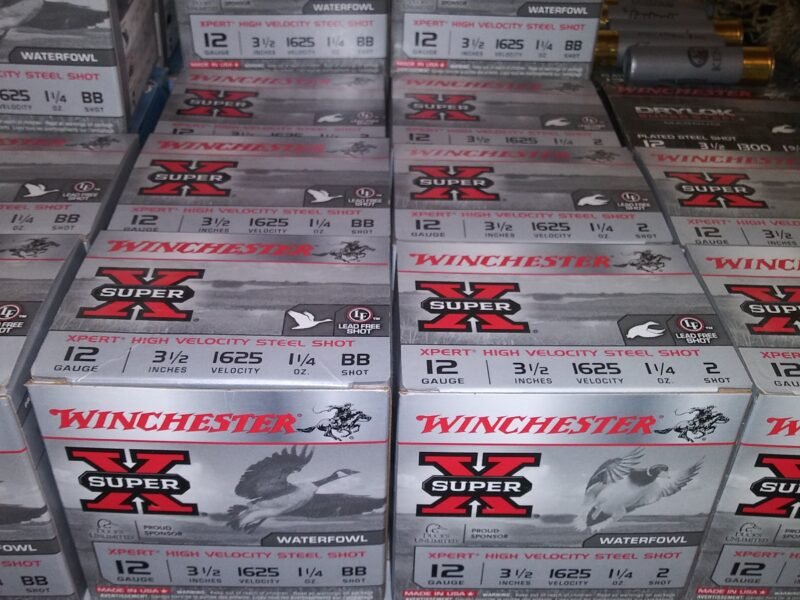 For sale, 85 boxes of 3.5" steel shot almost half price