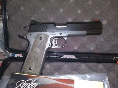 New in box Kimber Custom LW night patrol 45acp