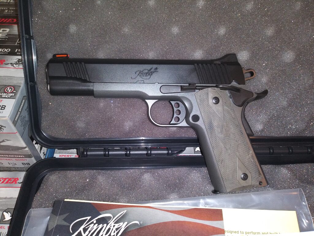 New in box Kimber Custom LW night patrol 45acp
