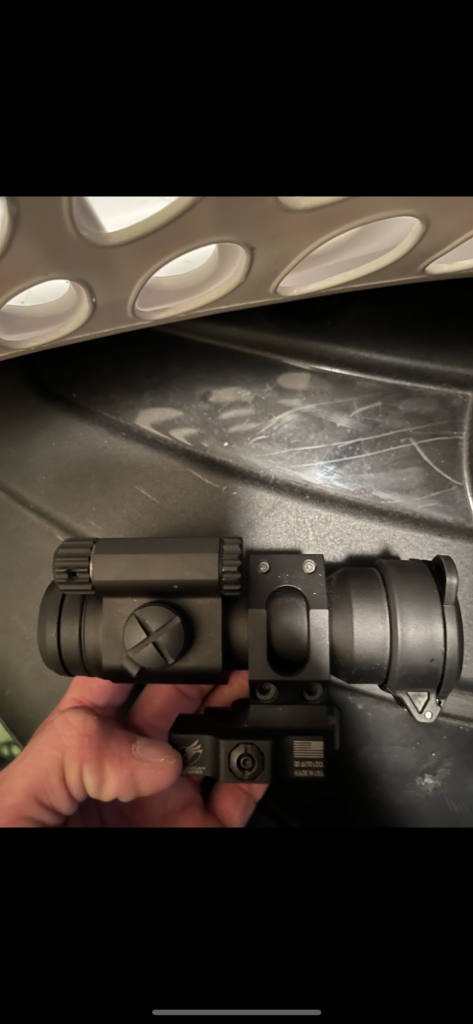 Aimpoint Pro W/ American Defense quick detach mount