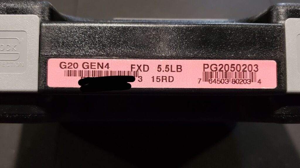 Glock 20 Gen 4 10mm