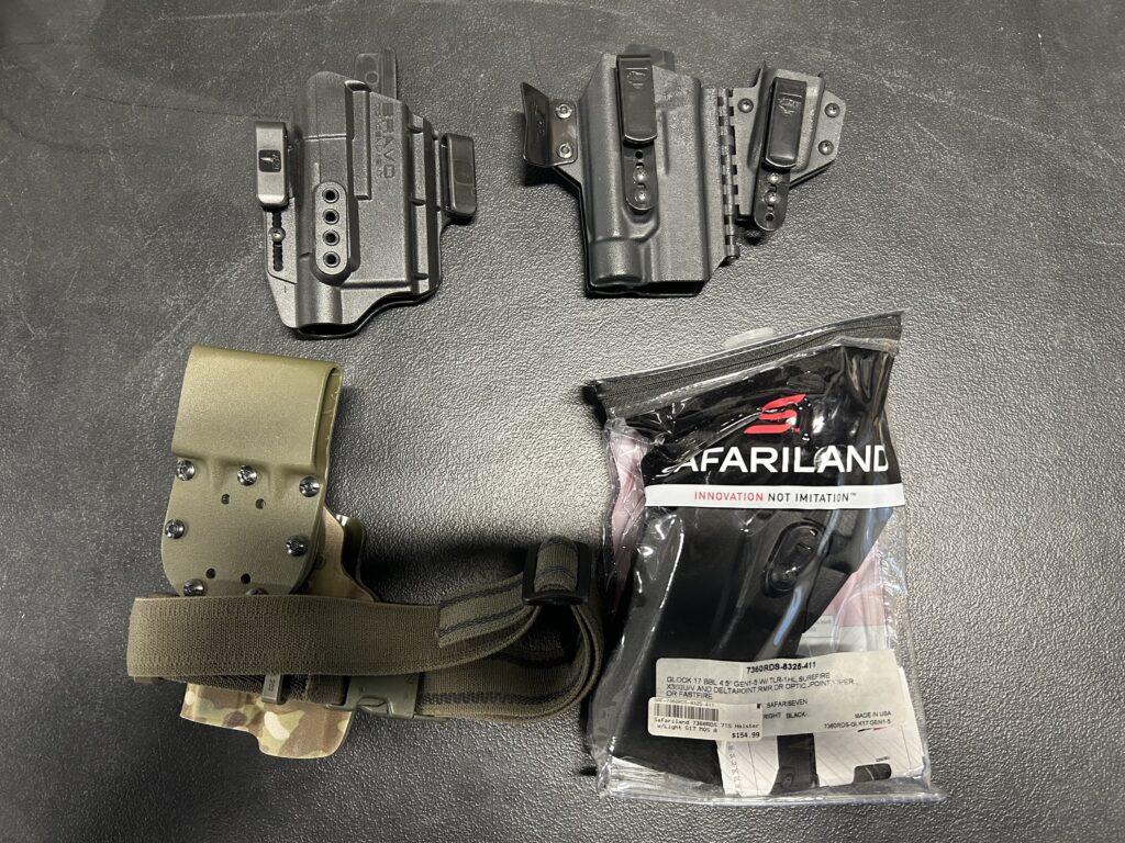 Safariland, G-Code, tRex, bravo c Holsters