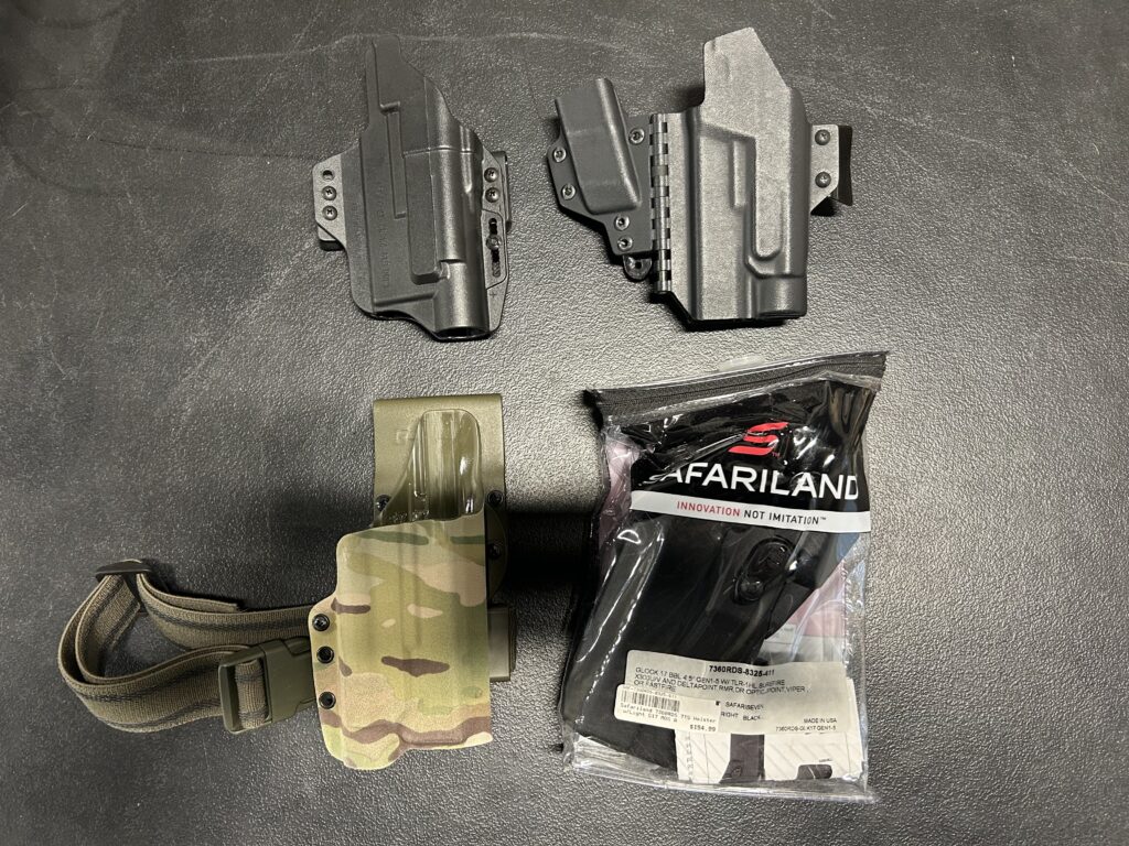 Safariland, G-Code, tRex, bravo c Holsters