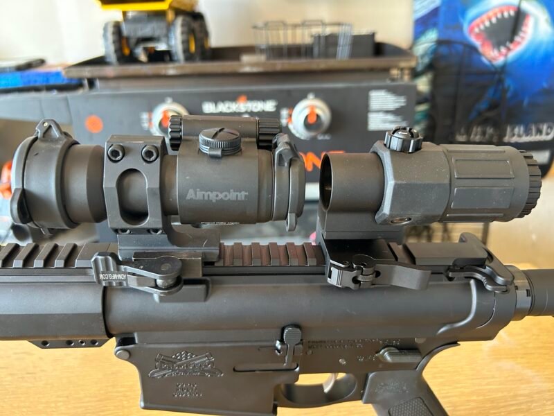 Aimpoint Pro with 3x magnifier