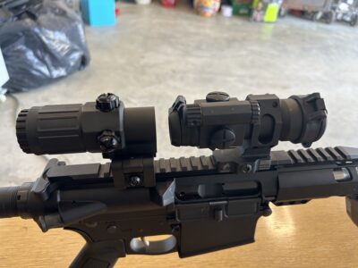 Aimpoint Pro with 3x magnifier