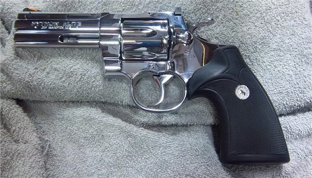 1997 Colt Python Elite 4 Bright Stainless finish .357 Magnum