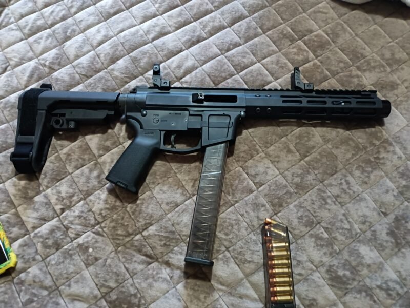 Foxtrot mike fm45 10 inch ar pistol with 2 mags