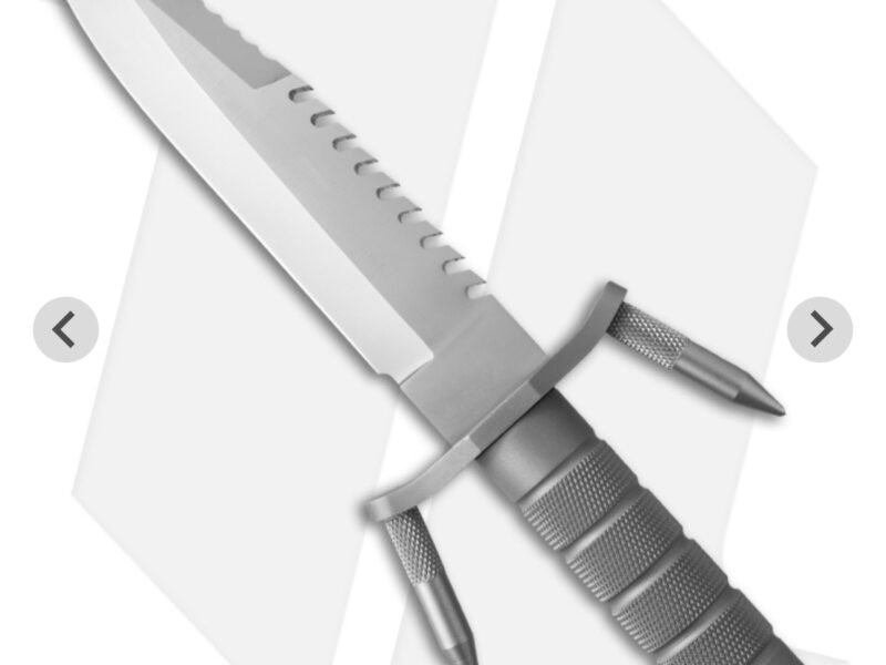 Rare USA Made Buck Master 184 7.5” Survival Knife.