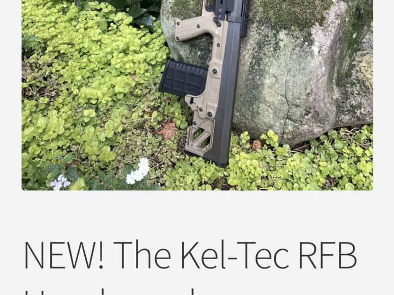Keltec RFB with Lucky Irishman Forend and SIG Tango MSR 1-10 lvpo
