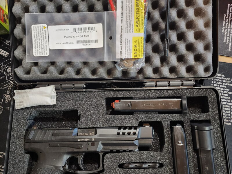 H&K VP9L Optics Ready with extra Mags