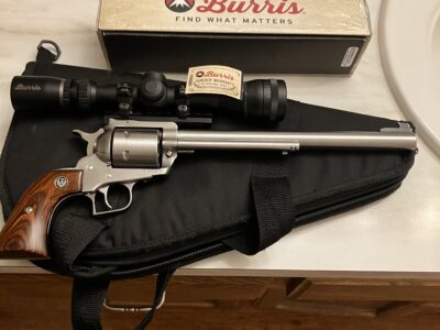 Almost new Ruger Super Black Hawk will drop price 200 dollars