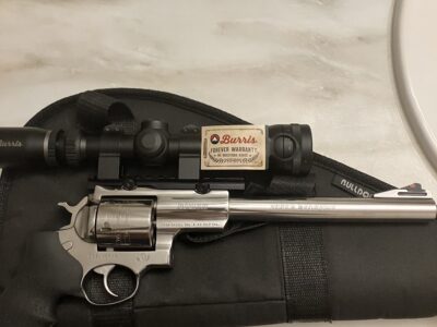 Brand new Ruger Super Red Hawk and new scope