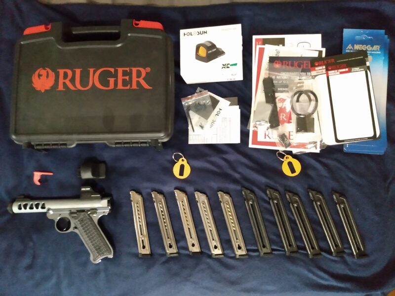 Ruger Mark IV Lite Talo Edition w/optic & 10 magazines