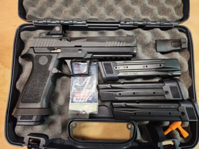 Sig P320 X5 with Romeo sight & holster