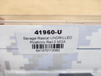 Free savage rascal picatinny rail