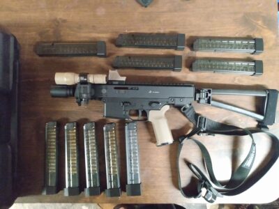 B&T GHM9 Compact Pistol in 9mm w/ 10 Magazines & Extras