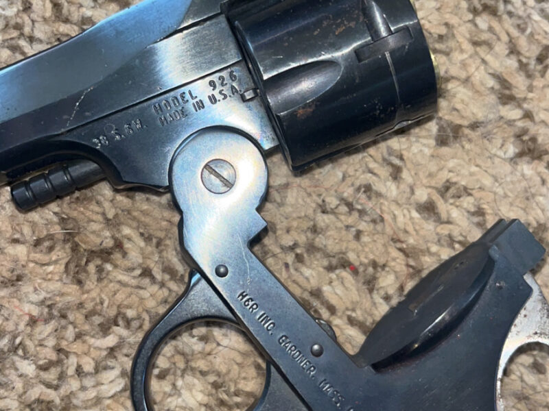 H&R 1871 HARRINGTON & RICHARDSON 926 .38 S&W 4" 5 SHOT