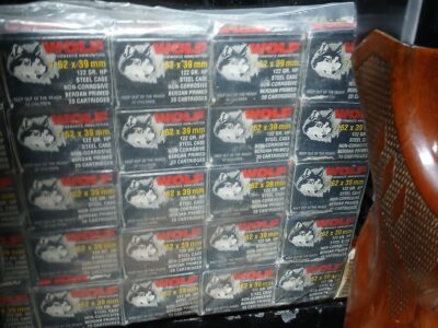 500 rds. Wolf 7.62x39 122gr HP