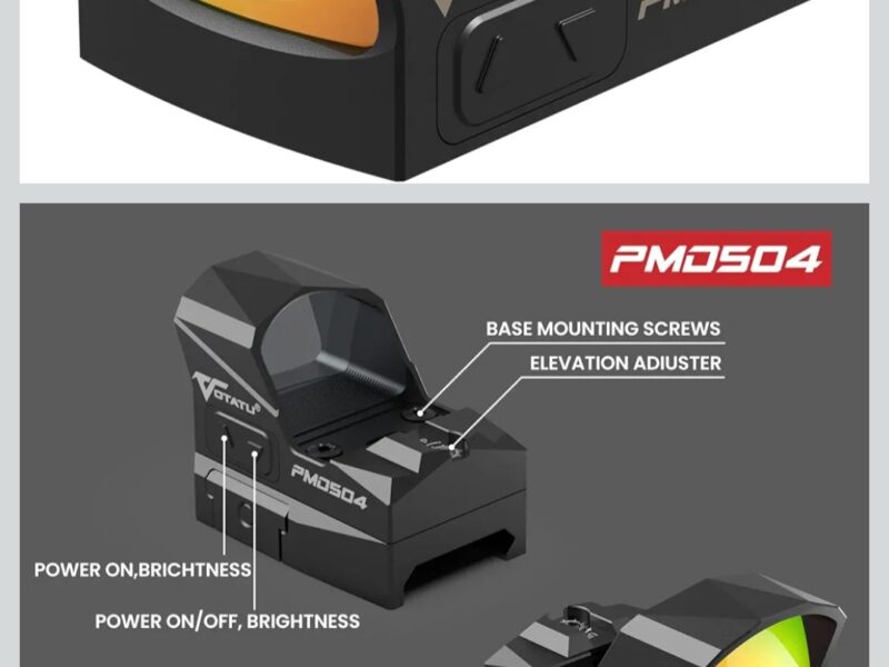 Pistol sights and 30mm rings