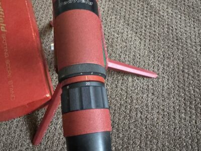 Redfield sighting scope and stand - vintage
