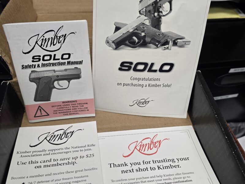 KIMBER SOLO STS / MICRO 9