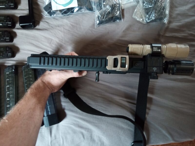 B&T GHM9 Compact 9mm Pistol w/ 10 mags & extras