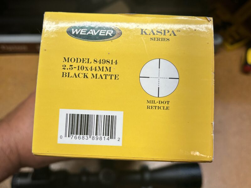 Weaver Kaspa 2.5-10x44