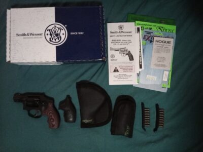 S&W 43C 8-shot .22lr Revolver w/extras