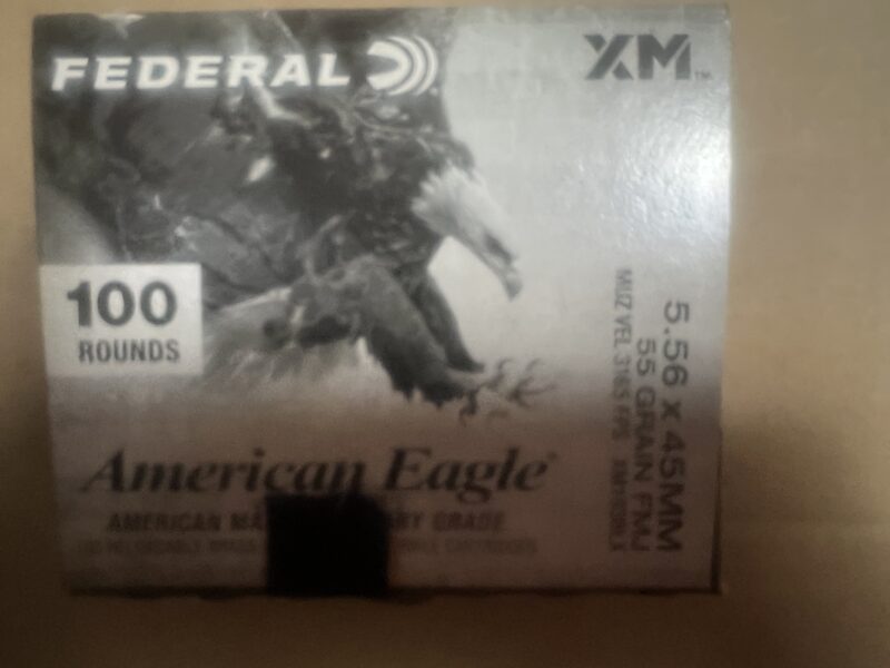 556 100 PAC. AMERICAN EAGLE BY FEDERAL $70.00 OR OBO