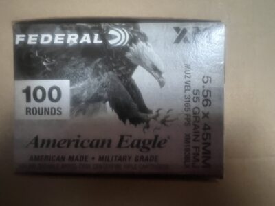 556 100 PAC. AMERICAN EAGLE BY FEDERAL $70.00 OR OBO