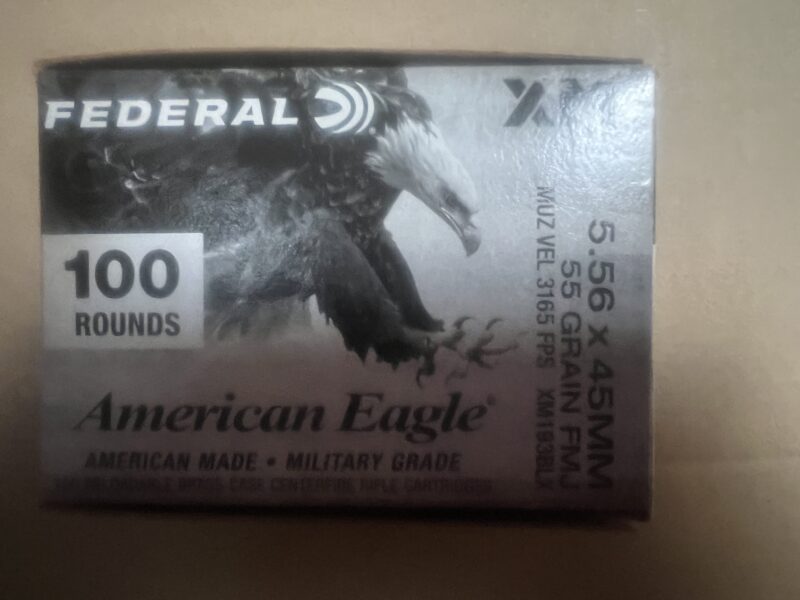 556 100 PAC. AMERICAN EAGLE BY FEDERAL $70.00 OR OBO