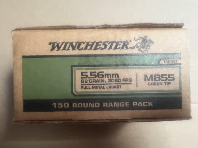 556 (2) AMERICAN EAGLE BY FEDERAL AND (1) WINCHESTER M855 GREEN TIP 150 EA. BULK. $90.00 EA OR OBO.