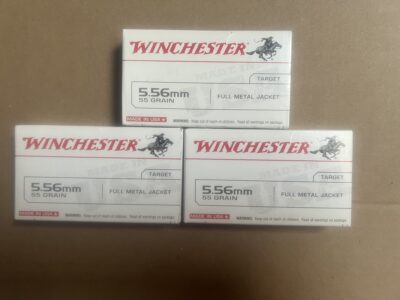 WINCHESTER 556 20 RD. BOXES $11.49 EA. OR OBO SEVERAL FOR SALE