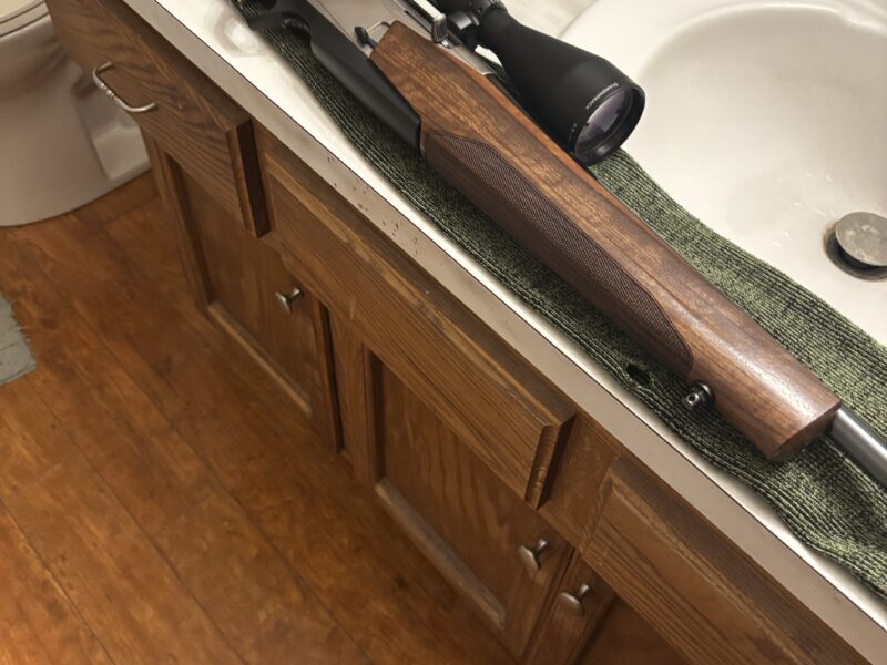 Mint Condition BAR7mm stainless with pistol grip and accessories