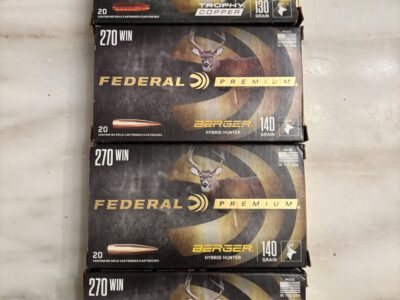 Federal premium ammunition 270 cal