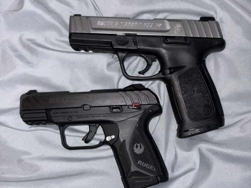 Smith n Wesson sd 9 ve & ruger security 9