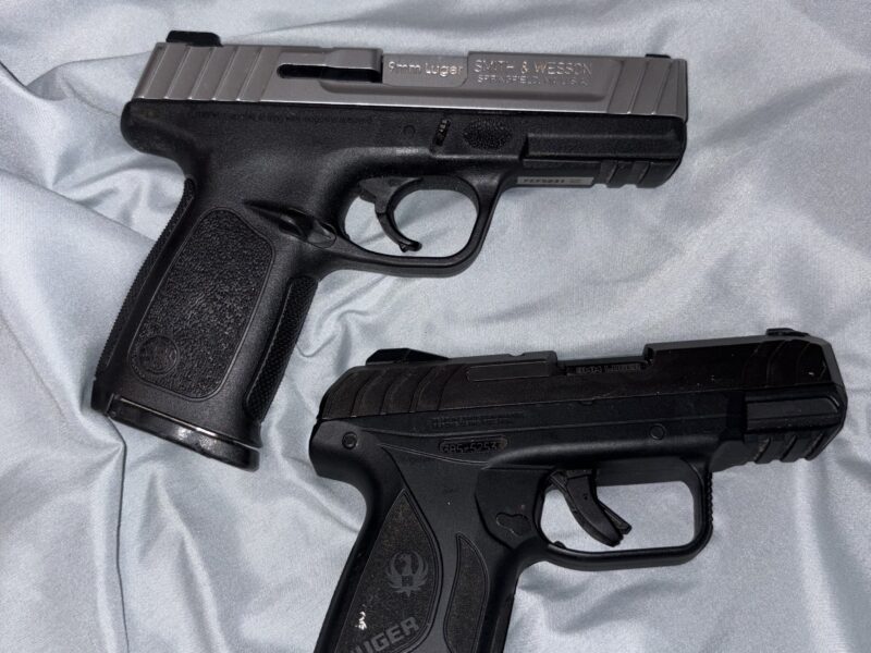 Smith n Wesson sd 9 ve & ruger security 9