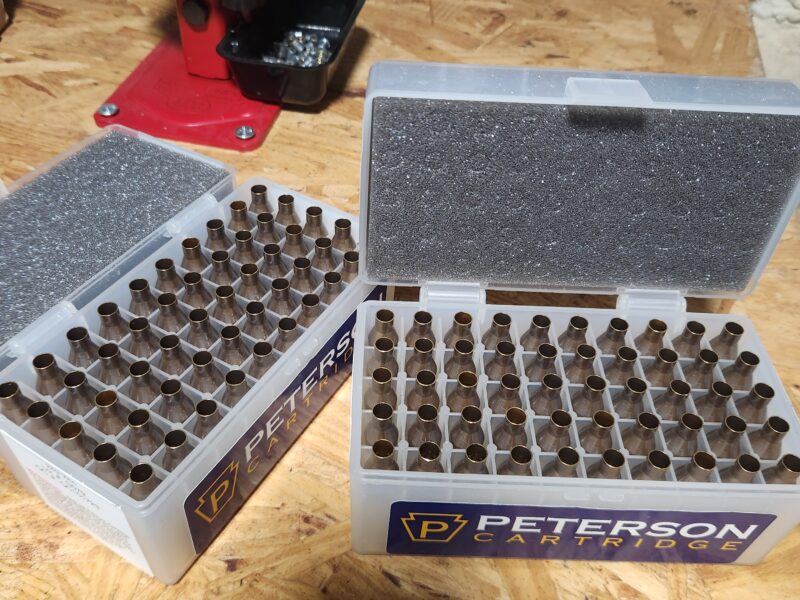 NIB unfired Peterson 243 brass