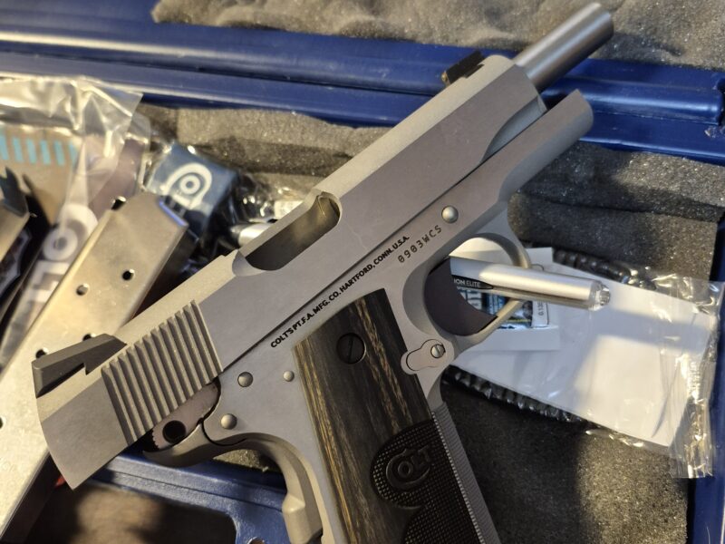 Colt Talo Custom Wiley Clapp Stainless Comander price drop