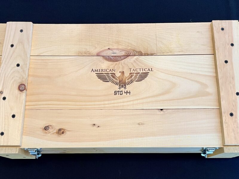 ATI GSG STG44 .22 Schmeisser (Replica of WWII German Strumgewehr 44) w/Fitted Wooden Crate