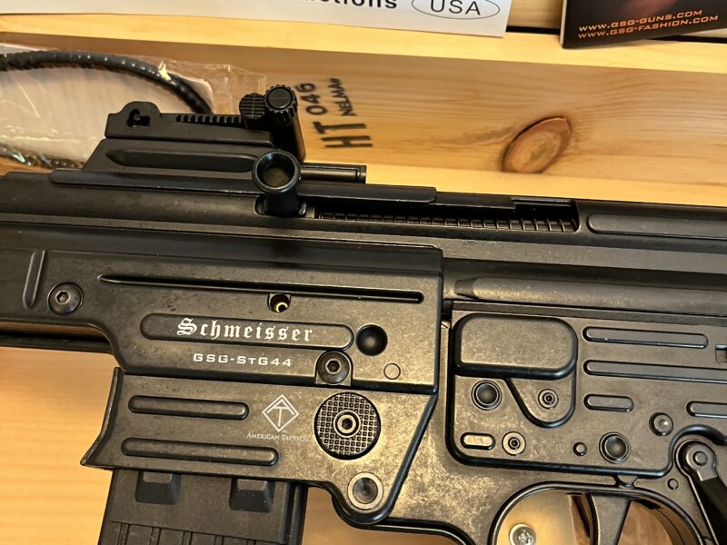 ATI GSG STG44 .22 Schmeisser (Replica of WWII German Strumgewehr 44) w/Fitted Wooden Crate