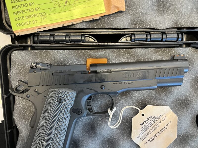 Rock Island Armory Armscor M1911 A1 XT Magnum FS (tactical) .22 MRF NIB