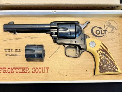 Colt Frontier Scout .22lr/.22mag Excellent Condition Faux Stag Original Box