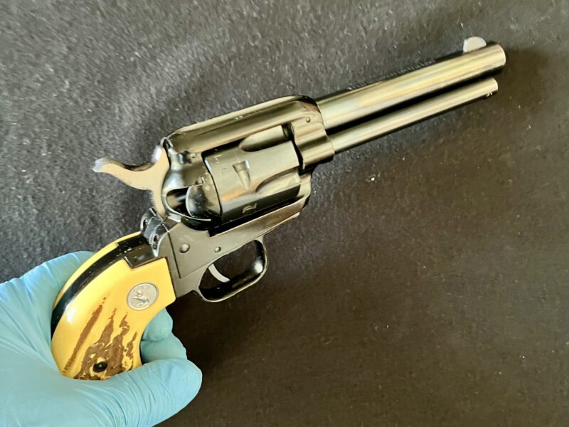 Colt Frontier Scout .22lr/.22mag Excellent Condition Faux Stag Original Box