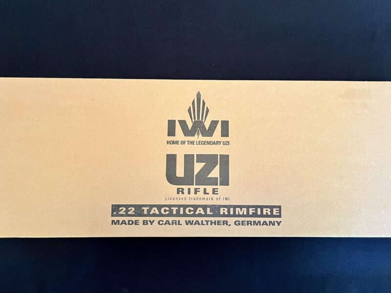 NIB Walther .22 LR Uzi w/20 rd Mag Faux Supressor Metal Folding Stock