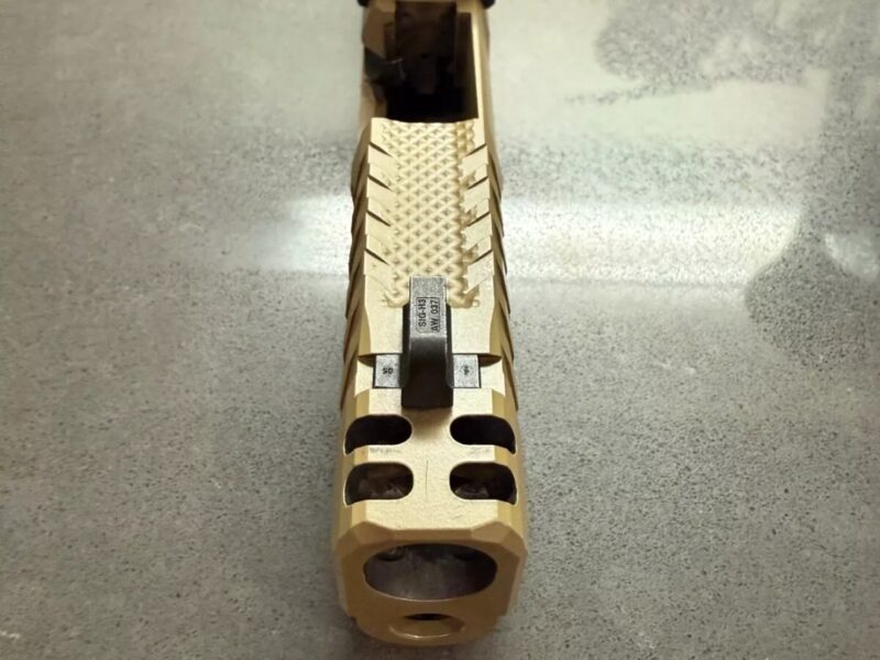 P365 N365DG Rail EDC Norsso Comp Slide with Trijicon RMRcc