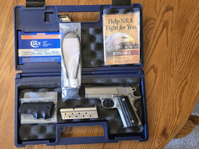 COLT DEFENDER LIGHTWEIGHT, 9MM, SS, 3” BBL